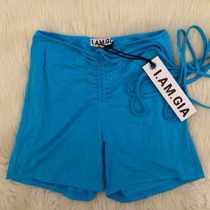 iamgia halo short in blue